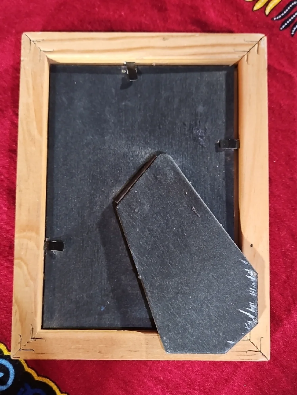Vtg. Natural Wood Photo Frame, Set of 3